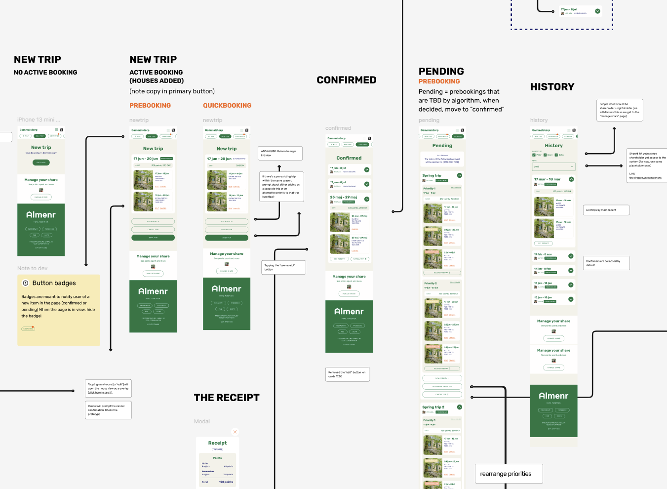 Booking App Interface