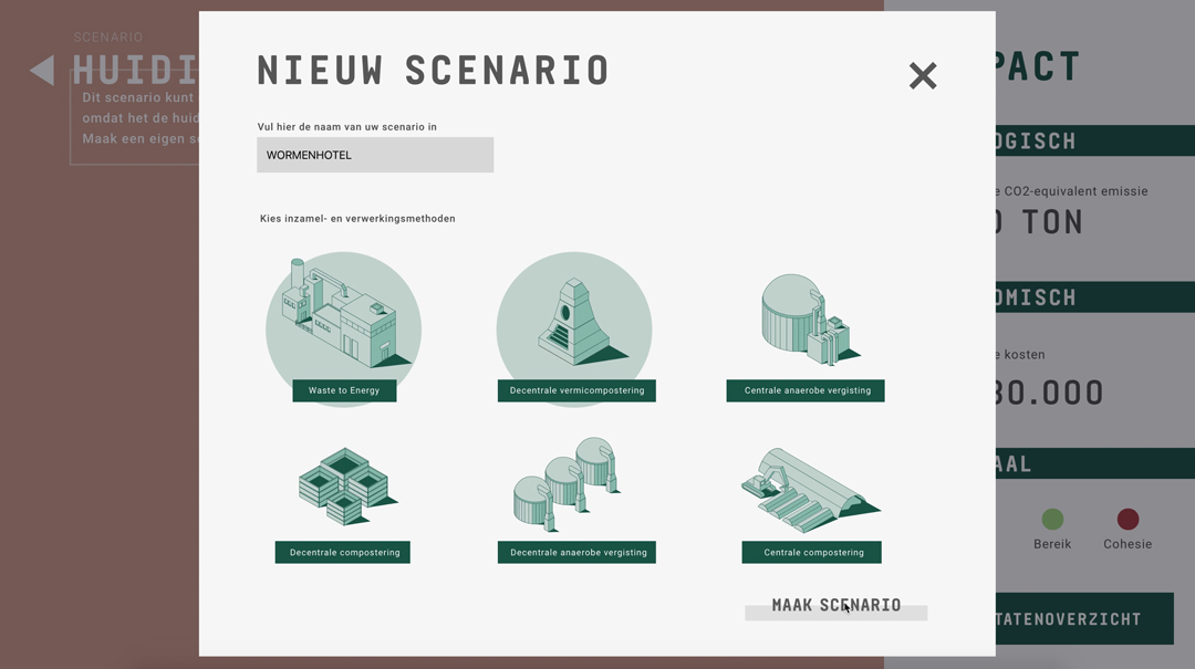 The scenario overview